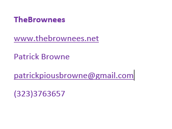 About @TheBrownees. | Acquire US Obtain US